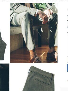 The Telegraph Trouser in Olive